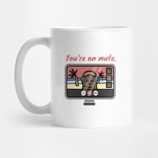 You're On Mute! - WFH Brown Bear Mug